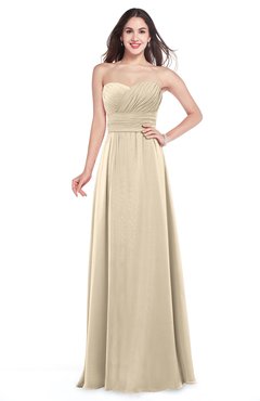 ColsBM Jadyn Novelle Peach Bridesmaid Dresses Zip up Classic Strapless Pleated A-line Floor Length