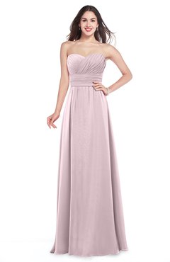 ColsBM Jadyn Pale Lilac Bridesmaid Dresses Zip up Classic Strapless Pleated A-line Floor Length