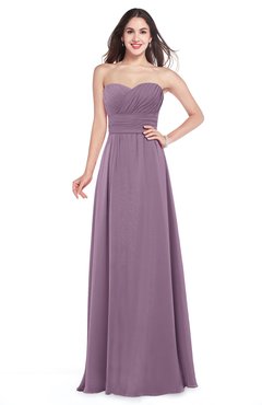 ColsBM Jadyn Valerian Bridesmaid Dresses Zip up Classic Strapless Pleated A-line Floor Length