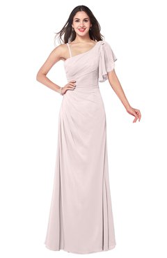 ColsBM Marisol Angel Wing Bridesmaid Dresses Sheath Asymmetric Neckline Short Sleeve Glamorous Zipper Floor Length