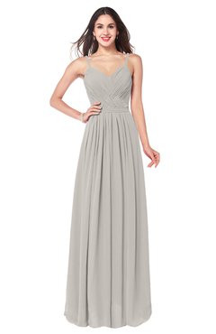 ColsBM Kinley Hushed Violet Bridesmaid Dresses Sleeveless Sexy Half Backless Pleated A-line Floor Length