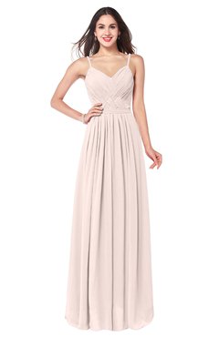 ColsBM Kinley Silver Peony Bridesmaid Dresses Sleeveless Sexy Half Backless Pleated A-line Floor Length