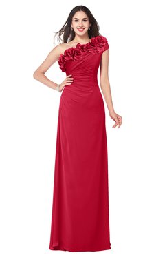 ColsBM Jazlyn Lollipop Bridesmaid Dresses Elegant Floor Length Half Backless Asymmetric Neckline Sleeveless Flower