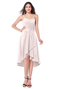 ColsBM Lavern Light Pink Bridesmaid Dresses Sleeveless Asymmetric Ruching A-line Elegant Sweetheart
