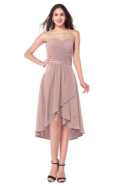 ColsBM Lavern Nectar Pink Bridesmaid Dresses Sleeveless Asymmetric Ruching A-line Elegant Sweetheart