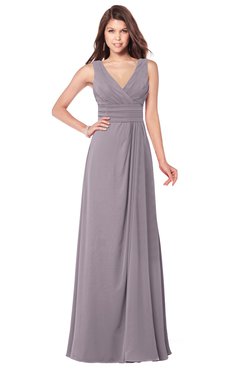 ColsBM Madisyn Cameo Bridesmaid Dresses Sleeveless Half Backless Sexy A-line Floor Length V-neck
