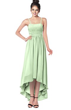 ColsBM Kinsley Seacrest Bridesmaid Dresses Half Backless Hi-Lo A-line Mature Sleeveless Spaghetti