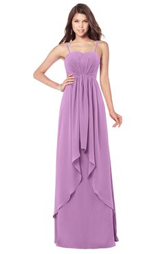 ColsBM Franny Orchid Bridesmaid Dresses Sweetheart Elegant Sleeveless A-line Half Backless Floor Length