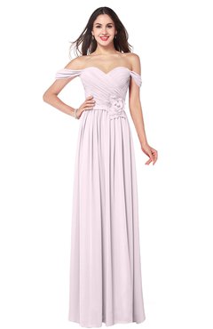 ColsBM Katelyn Blush Bridesmaid Dresses Zip up A-line Floor Length Sweetheart Short Sleeve Gorgeous
