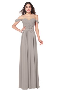 ColsBM Katelyn Fawn Bridesmaid Dresses Zip up A-line Floor Length Sweetheart Short Sleeve Gorgeous