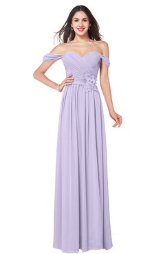 ColsBM Katelyn Light Purple Bridesmaid Dresses Zip up A-line Floor Length Sweetheart Short Sleeve Gorgeous