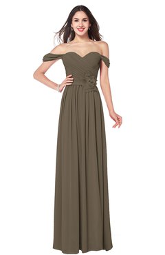 ColsBM Katelyn Otter Bridesmaid Dresses Zip up A-line Floor Length Sweetheart Short Sleeve Gorgeous