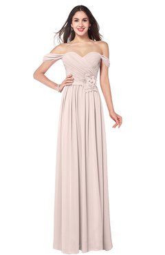 ColsBM Katelyn Silver Peony Bridesmaid Dresses Zip up A-line Floor Length Sweetheart Short Sleeve Gorgeous