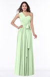 ColsBM Emmeline Seacrest Modern A-line Half Backless Chiffon Floor Length Ruching Plus Size Bridesmaid Dresses