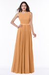ColsBM Nicole Pheasant Elegant A-line Sleeveless Chiffon Floor Length Pleated Plus Size Bridesmaid Dresses