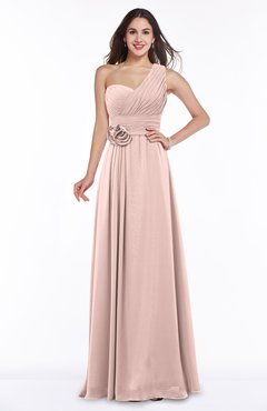 ColsBM Raquel Dusty Rose Elegant A-line Asymmetric Neckline Sleeveless Floor Length Sash Plus Size Bridesmaid Dresses