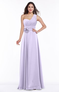 ColsBM Raquel Light Purple Elegant A-line Asymmetric Neckline Sleeveless Floor Length Sash Plus Size Bridesmaid Dresses