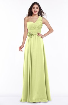 ColsBM Raquel Lime Sherbet Elegant A-line Asymmetric Neckline Sleeveless Floor Length Sash Plus Size Bridesmaid Dresses
