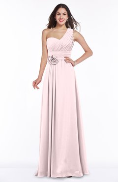 ColsBM Raquel Petal Pink Elegant A-line Asymmetric Neckline Sleeveless Floor Length Sash Plus Size Bridesmaid Dresses