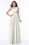 ColsBM Nova Cream Modern A-line Asymmetric Neckline Sleeveless Half Backless Chiffon Plus Size Bridesmaid Dresses