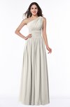 ColsBM Nova Off White Modern A-line Asymmetric Neckline Sleeveless Half Backless Chiffon Plus Size Bridesmaid Dresses