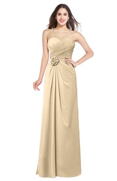 ColsBM Josie Apricot Gelato Glamorous Sweetheart Sleeveless Zip up Flower Plus Size Bridesmaid Dresses