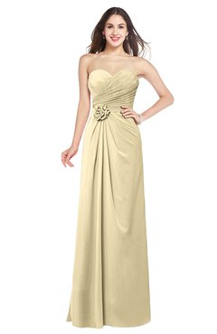 ColsBM Josie Cornhusk Glamorous Sweetheart Sleeveless Zip up Flower Plus Size Bridesmaid Dresses