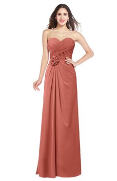ColsBM Josie Crabapple Glamorous Sweetheart Sleeveless Zip up Flower Plus Size Bridesmaid Dresses