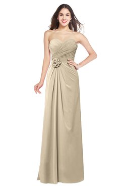 ColsBM Josie Novelle Peach Glamorous Sweetheart Sleeveless Zip up Flower Plus Size Bridesmaid Dresses