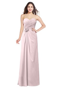 ColsBM Josie Petal Pink Glamorous Sweetheart Sleeveless Zip up Flower Plus Size Bridesmaid Dresses