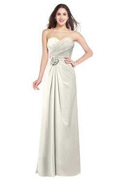 ColsBM Josie Whisper White Glamorous Sweetheart Sleeveless Zip up Flower Plus Size Bridesmaid Dresses