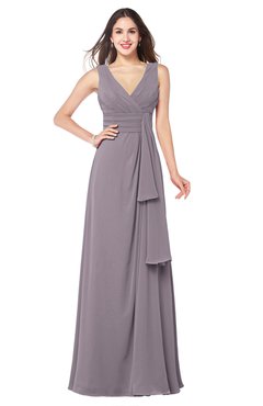 ColsBM Brenda Cameo Romantic Thick Straps Sleeveless Zipper Floor Length Sash Plus Size Bridesmaid Dresses
