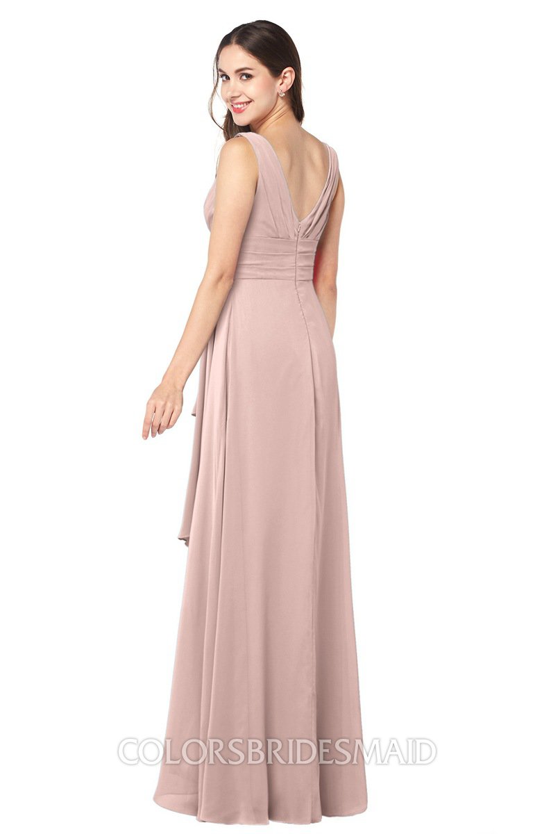 dusty rose plus size bridesmaid dresses