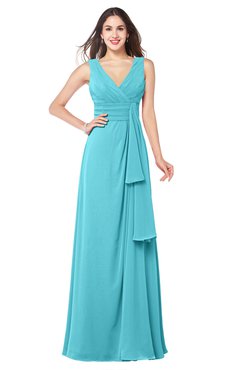 ColsBM Brenda Sepia Romantic Thick Straps Sleeveless Zipper Floor Length Sash Plus Size Bridesmaid Dresses