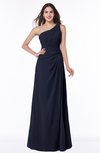 ColsBM Laurie Peacoat Modern A-line Zip up Chiffon Ruching Plus Size Bridesmaid Dresses