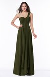 ColsBM Sophie Beech Elegant A-line Asymmetric Neckline Chiffon Floor Length Ruching Plus Size Bridesmaid Dresses