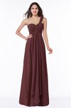 ColsBM Sophie Burgundy Elegant A-line Asymmetric Neckline Chiffon Floor Length Ruching Plus Size Bridesmaid Dresses
