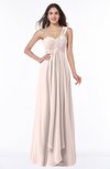 ColsBM Sophie Silver Peony Elegant A-line Asymmetric Neckline Chiffon Floor Length Ruching Plus Size Bridesmaid Dresses