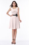 ColsBM Julie Angel Wing Glamorous V-neck Sleeveless Zip up Knee Length Flower Plus Size Bridesmaid Dresses