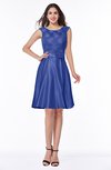 ColsBM Delilah Electric Blue Informal A-line Jewel Sleeveless Sash Plus Size Bridesmaid Dresses