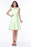 ColsBM Delilah Light Green Informal A-line Jewel Sleeveless Sash Plus Size Bridesmaid Dresses