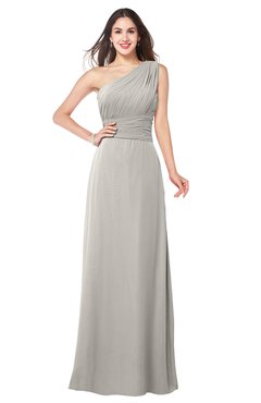 ColsBM Aislinn Hushed Violet Modest A-line Sleeveless Half Backless Floor Length Ribbon Plus Size Bridesmaid Dresses