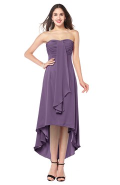 ColsBM Emilee Chinese Violet Sexy A-line Sleeveless Half Backless Asymmetric Plus Size Bridesmaid Dresses