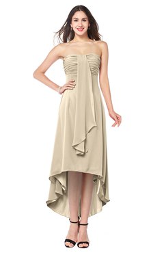 ColsBM Emilee Novelle Peach Sexy A-line Sleeveless Half Backless Asymmetric Plus Size Bridesmaid Dresses