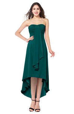 ColsBM Emilee Shaded Spruce Sexy A-line Sleeveless Half Backless Asymmetric Plus Size Bridesmaid Dresses