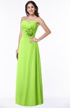 ColsBM Elaine Sharp Green Modern A-line Sleeveless Zip up Flower Plus Size Bridesmaid Dresses