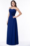 ColsBM Elaine Sodalite Blue Modern A-line Sleeveless Zip up Flower Plus Size Bridesmaid Dresses