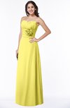 ColsBM Elaine Yellow Iris Modern A-line Sleeveless Zip up Flower Plus Size Bridesmaid Dresses