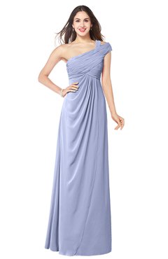 ColsBM Bethany Blue Heron Modern A-line Sleeveless Chiffon Floor Length Plus Size Bridesmaid Dresses