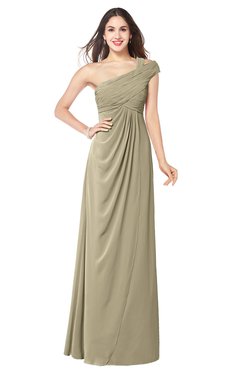 ColsBM Bethany Candied Ginger Modern A-line Sleeveless Chiffon Floor Length Plus Size Bridesmaid Dresses
